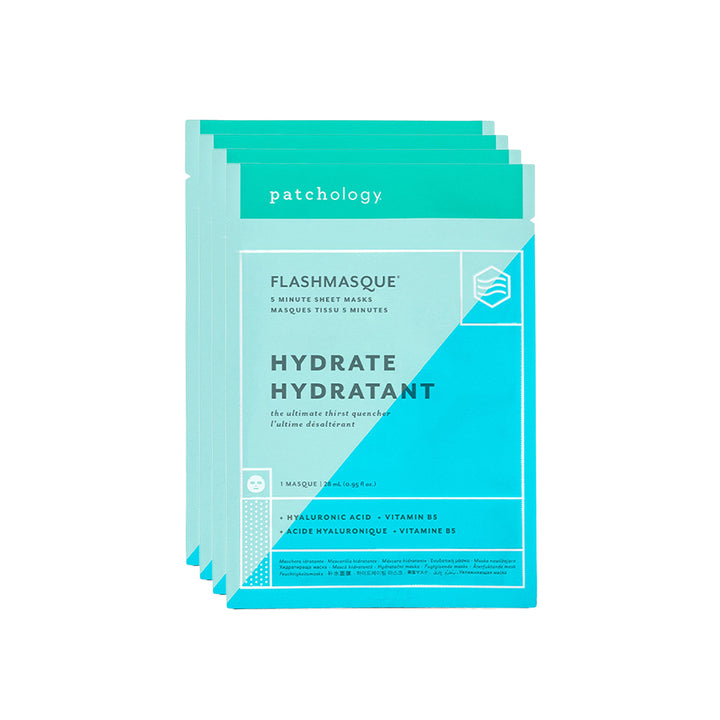 FlashMasque Hydrate Sheet Mask 4-Pack